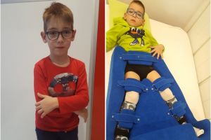 VIDEO FOTO Să îi redăm copilăria lui Ștefan – Micuţul din Sibiu trebuie operat urgent