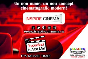 Din 29 septembrie, Colours Cinema va deveni Inspire Cinema Alba Iulia. Ce filme vor rula în perioada 22 – 24 septembrie 2017