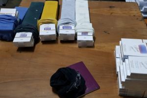 Tigari de contrabanda ascunse pe corp si disimulate in textile, descoperite la P.T.F. Vama Veche