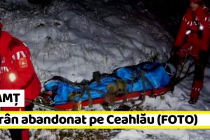 NEAMȚ: Bătrân abandonat pe Ceahlău. „Decizia luată a fost corectă” (FOTO)