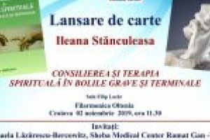 Ileana Stănculeasa, lansare de carte la Filarmonica Oltenia