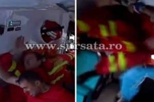 VIDEO| Ce se vede în interiorul unei ambulanţe în momentul în care este implicată într-un accident violent: Imagini cu puternic impact emoţional