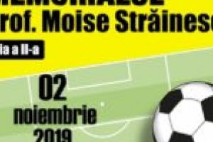 Profesorul Moise Străinescu, omagiat pe terenul de fotbal