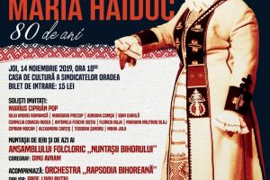 Spectacol aniversar Maria Haiduc: 