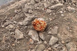 Proiectil de tun, descoperit de muncitori lângă Podul Dragalina