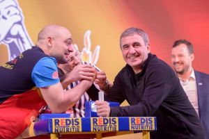 Medalie pentru Rege“: Gica Hagi, skandenberg cu multiplul campion Ion Oncescu, la Campionatul Mondial de la Constanta