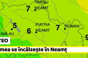 METEO: Vremea se încălzeşte în Neamţ. Prognoza meteo (3–4 noiembrie)