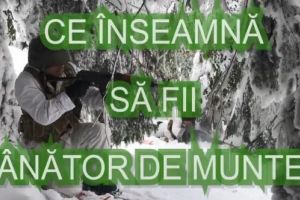 VIDEO De ziua lor, vânătorii de munte îşi spun povestea