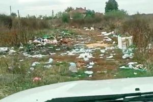 Poftim civilizaţie! Drumurile de la marginea satului Tămaşda, pline de gunoaie (FOTO / VIDEO)