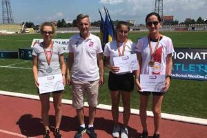 Secţia de atletism a CS Unirea Alba Iulia încheie victorios sezonul! Două medalii de aur şi una de argint la Campionatul Naţional de marş