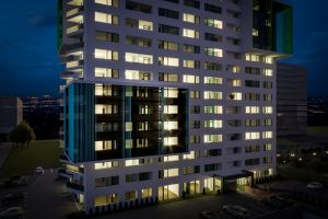 Structura primului turn XCity Towers a fost finalizată. Peste 80% din locuinţe vândute