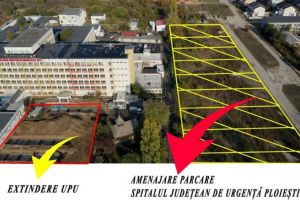 Unde va fi amenajată parcarea pentru pacienţii şi aparţinătorii de la Spitalul Judeţean de Urgenţă Ploieşti