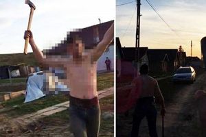 Femeie ameninţată cu toporul în judeţul Satu Mare. Vecinul i-a spus că o taie