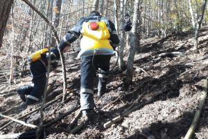 FOTO S-a reaprins incendiul de pădure de la Măgura – Pompierii intervin de urgenţă