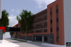 Au început lucrările la parcarea supraetajată de pe strada Braşovului