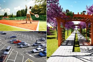 O nouă zonă de agrement în Satu Mare: terenuri de tenis, parcări şi alei pietonale