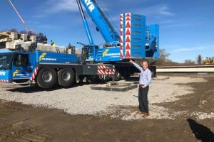 Lucrările la podul de peste Olt, dintre Crihalma şi Comăna de Jos se apropie de final