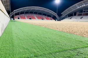 Primăria REACȚIONEAZĂ la acuzele privind calitatea PROASTĂ a lucrărilor de la Stadionul UTA