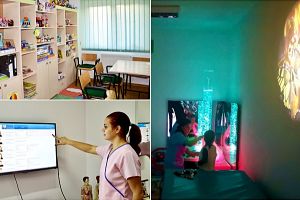 FOTOGALERIE. Echipament unic pentru copiii cu autism din Satu Mare