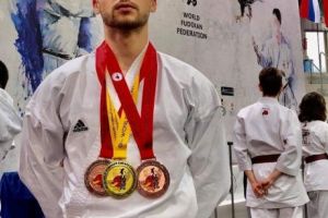Politist galatean, medaliat cu aur la Campionatul Mondial de Karate Fudokan (galerie foto) 