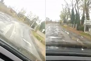 VIDEO. Drumul de la Homoroade, o ruşine pentru Satu Mare. Circulaţie dezastruoasă