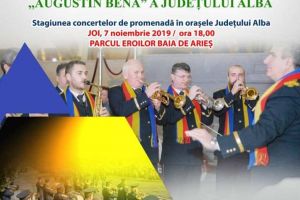 Spectacole de poveste: Fanfara „Augustin Bena” susţine concerte în oraşele judeţului Alba