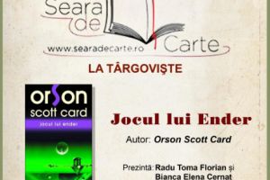 La Seara de Carte se discută „Jocul lui Ender”!