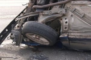 Șoferiţă răsturnată între Dedrad şi Reghin