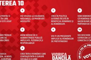 (P): Viorica Dăncilă ”10 principii de care nu mă dezic”