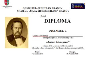 Premii oferite, astăzi, la Muzeul ,,Casa Mureşenilor”