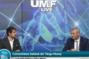 Emisiune despre comunitatea italiană din Târgu-Mureş, la UMFST Live