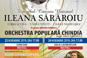 53 de tineri vor fi  prezenţi la cea  de-a VII-a ediţie a festivalului concurs “Ileana Sărăroiu”