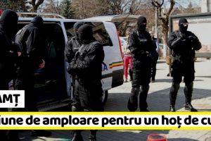 NEAMȚ: Acţiune de amploare şi percheziţii pentru un hoţ de curent