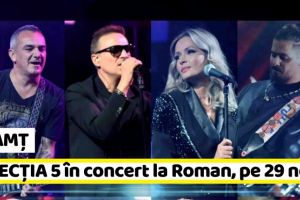 NEAMȚ: DIRECŢIA 5 în concert la Roman, pe 29 noiembrie