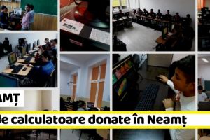 NEAMȚ: 75 de calculatoare donate în unităţi de învăţământ din Neamţ