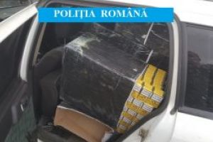 Contrabandist din Ucraina, retinut la Seini dupa o urmarire in trafic. 165.000 de tigarete confiscate