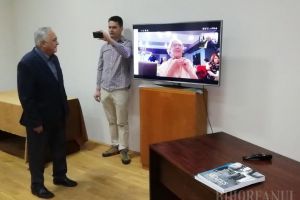 Tereza Mózes a fost sărbătorită de colectivul Muzeului Ţării Crişurilor la împlinirea celor 100 de ani (FOTO)