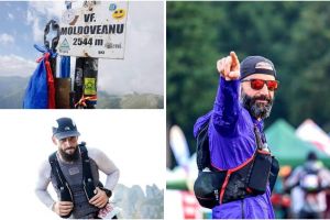 De la Zero la Moldoveanu“:  Doi temerari, cursa de pe plaja din Constanta pana pe cel mai inalt varf muntos din Romania (galerie foto)