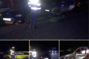 FOTO. Accident CUMPLIT, sâmbătă seara, cu 10 victime. S-a activat PLANUL ROȘU de Intervenţie