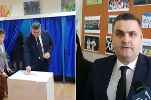 FOTO&VIDEO. Gabriel Leş: Am votat pentru viitorul copiilor noştri