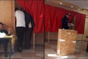 Incidente la vot: mai multe persoane într-o cabină. Motivul invocat este halucinant