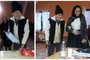FOTO. Veteran-erou de război (100 ani) surprins la vot! Speră la o Românie mai bună