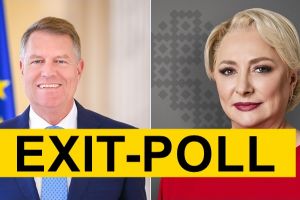 EXIT-POLL. Primele rezultate: Iohannis şi Dăncilă, în turul 2