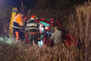 Pasager rănit într-un accident grav la Dragodana
