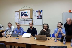 FOTO&VIDEO. USR-PLUS Satu Mare aşteaptă numărătoarea finală. “Ne bucurăm de rezultat foarte bun”
