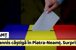 NEAMȚ: Iohannis câştigă detaşat în Piatra-Neamţ. Surpriza Diaconu!