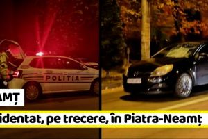 NEAMȚ: Accidentat, pe trecere, în Piatra-Neamţ (FOTO)