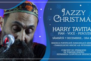 Concert extraordinar „Jazzy Christmas”, cu Harry Tavitian, pentru Biserica Evanghelică Fortificată din Sânpetru
