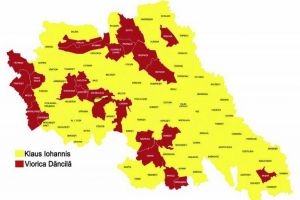 Cum a fost colorat judeţul după primul vot la alegerile prezidenţiale