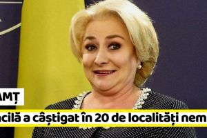 NEAMȚ: Dăncilă a câştigat în 20 de localităţi din Neamţ. Într-o comuna, a fost la egalitate cu Iohannis